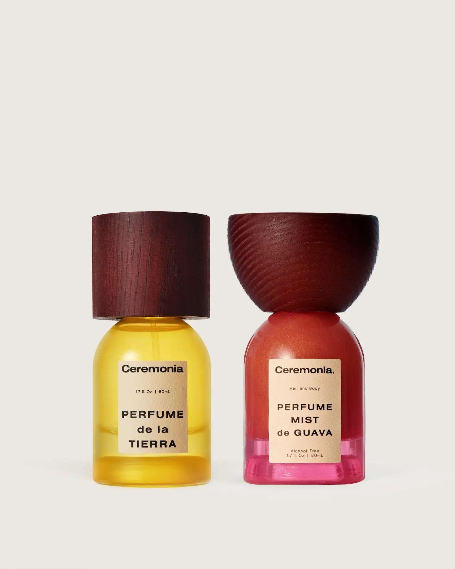 Ceremonia’s Fragrance Discovery Set - includes 2 full size bottles - Perfume Mist de Guava & Perfume de la Tierra