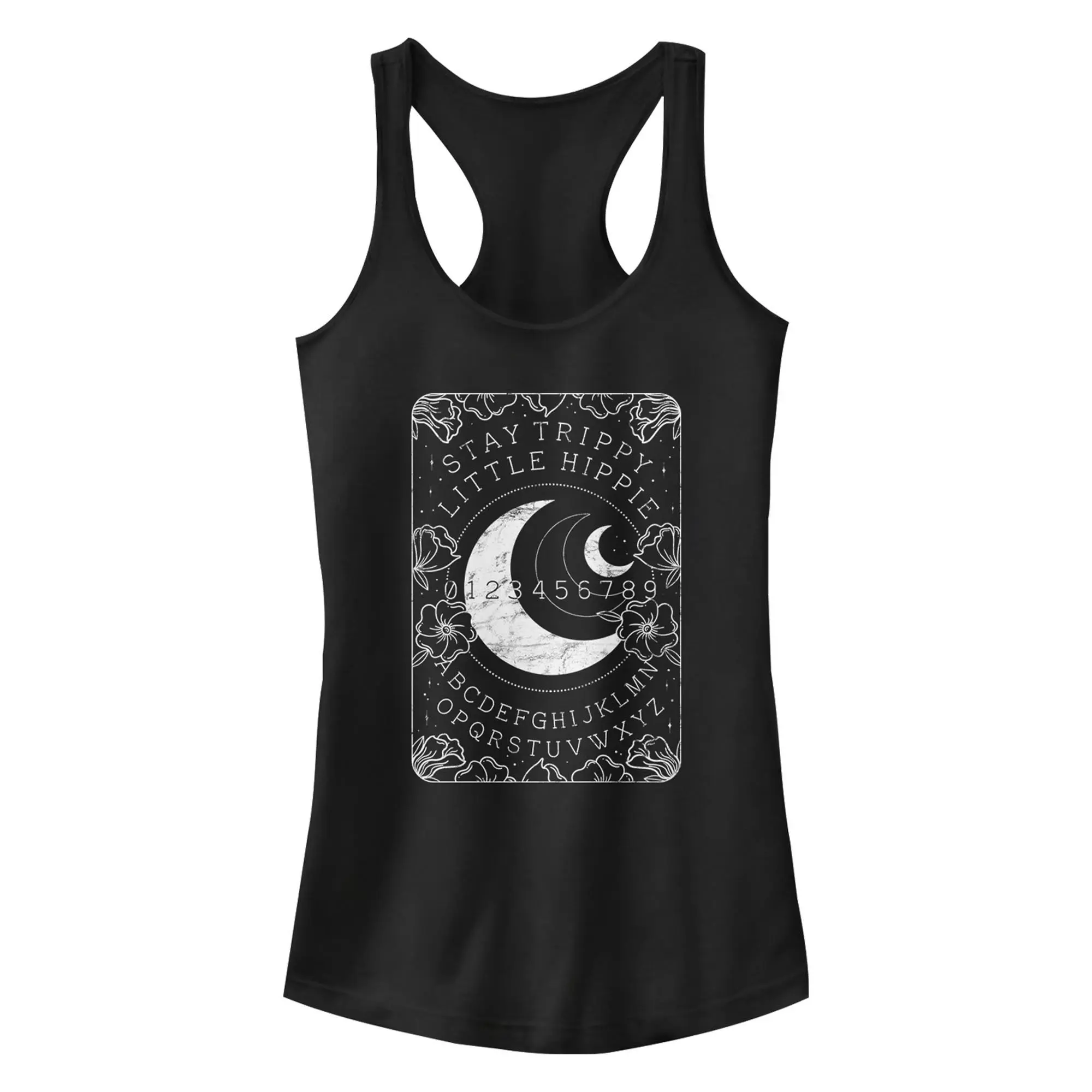 Junior's Lost Gods Stay Trippy Little Hippie Tarot Card Racerback Tank Top