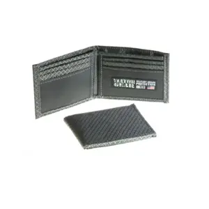 212 MAIN Men's RFID Blocking Bifold Wallet - Military-Grade RFID Protection, Super-Thin Low-Profile Slim Nylon Weave, USA-Made Titanium Construction, Double-Stitch, Horizontal/Vertical Design, Compartmental Travel Wallet, Rfid Blocking Wallet, Compartment