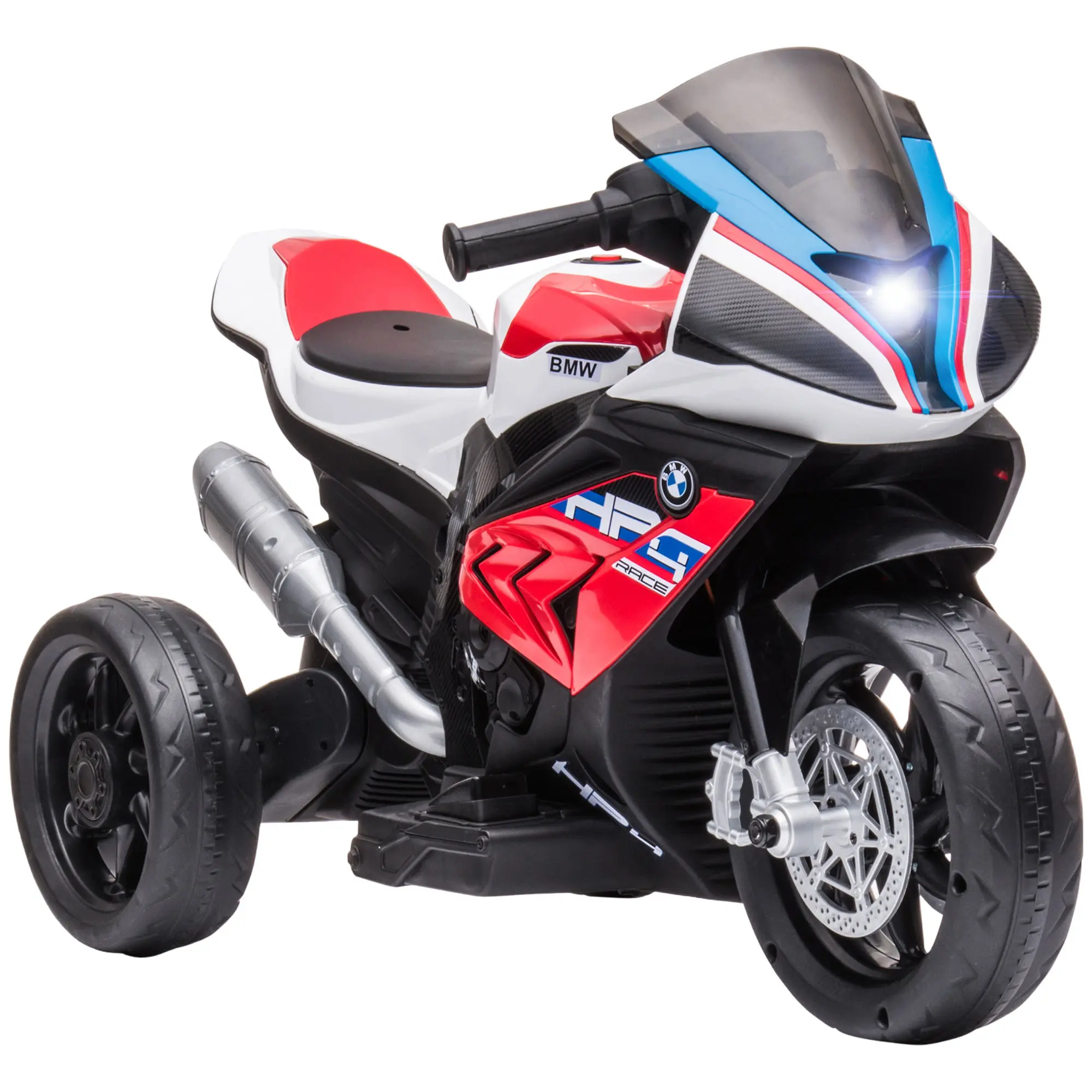#tiktokshopbacktoschool Aosom 6V Kids Motorcycle Licensed BMW, Toddler Motorcycle with Headlight, Music, 3 Wheeled Electric Motorcycle for Kids, Gift for Boys & Girls