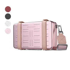 Byootique Mini Crossbody Handbag Hard Shell Cosmetic Travel Bag