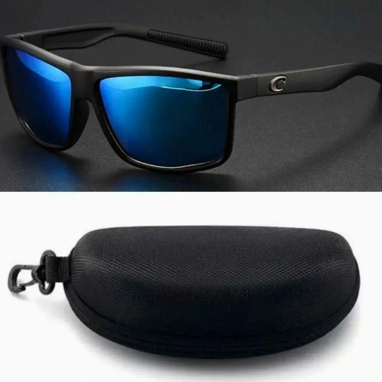 Costa Del Mar Diego Sunglasses 580P Polarized – UV Protection Outdoor Sports Glasses for Men Fishing Boating Travel KSQ