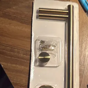Gold paper towel holder
