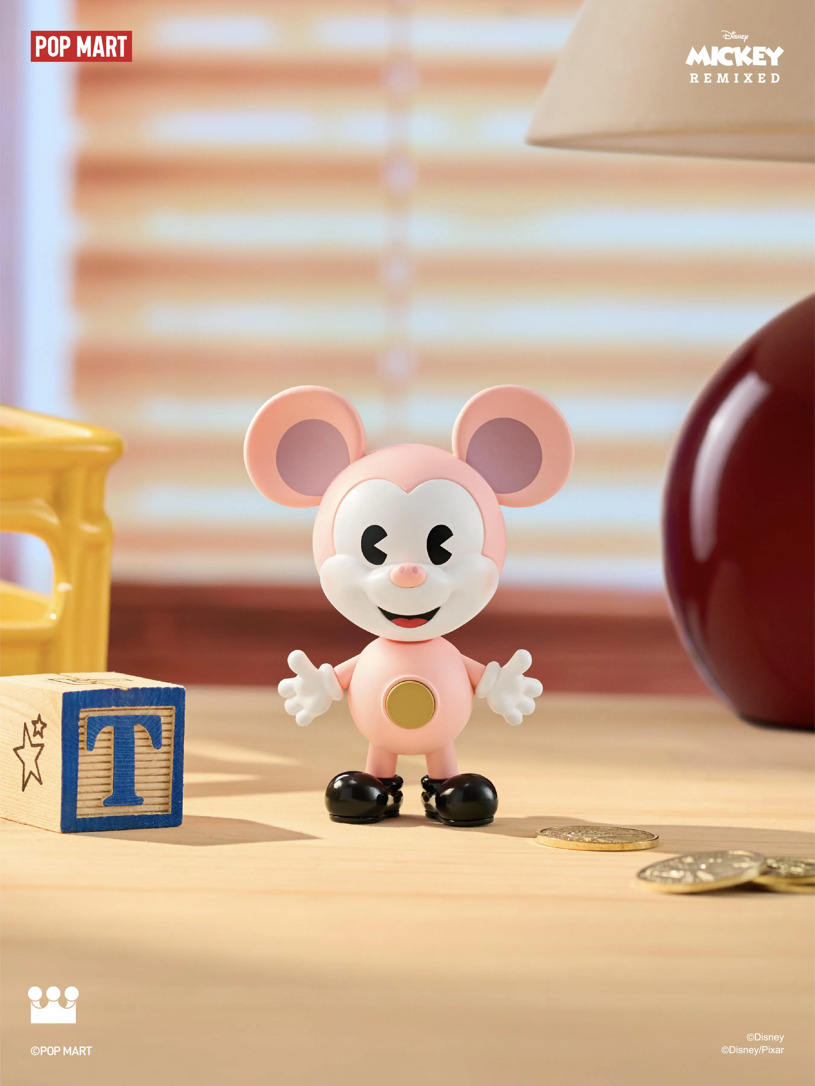 Pop Mart Mickey Meets Pixar Series Figures Blind Box Collectible Pack Limited Edition Box