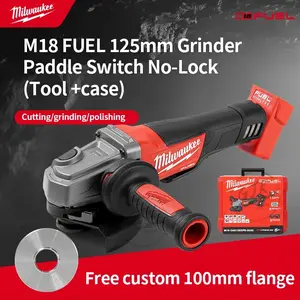 Original Genuine Milwaukee M18-FSAGV125XPDB 2888-20 M18 FUEL' 125 mm variable speed &braking angle Power Tools 18V Battery