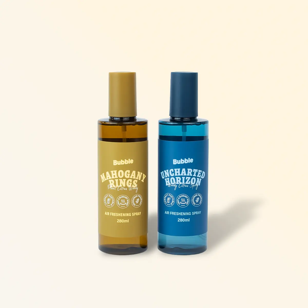 【2 PCS】Bubble - Odor Neutralizing Spray - Pet & Kids Safe, 3-Second Odor Removal,  Luxury Fragrance - 280ml / 9.46oz