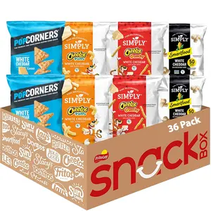Frito Lay White Cheddar Snacks Favorites Variety Pack (Pack of 36) Crunchy Crispy