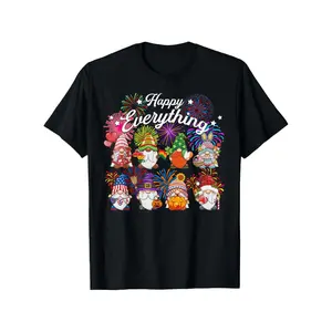 Festive Gnome TShirt Unisex Loose Fit Casual Tee Perfect for All Seasons and Holidays Including St S Easter Graduation and Retirement Gifts for Family Friends and Coworkers