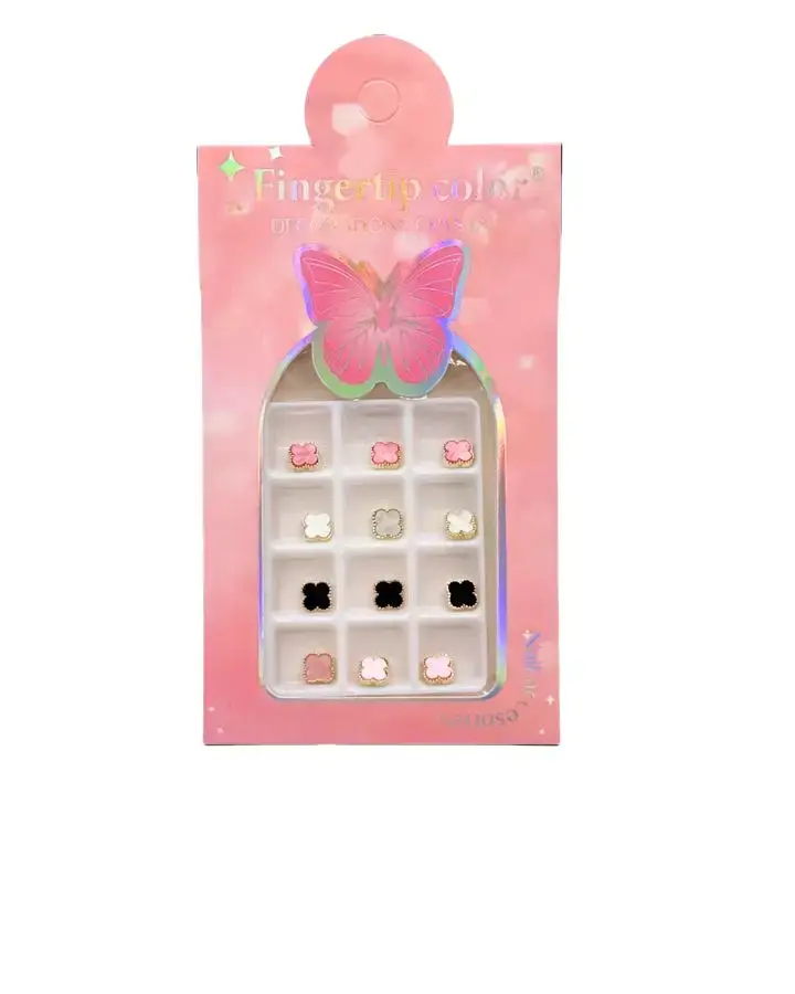 4 Leaf Clover Nail Charm – Lucky Jewelry for Nails