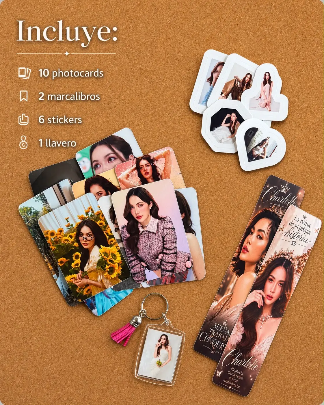 Charlotte Austin Arte GLBundle - Includes Photocards, Bookmarks, Stickers, and Keychain