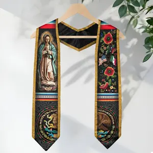 Mexico Graduation Stole 2026 – Mexican Graduation Sash, Class of 2026 V Shape National Country Flag Sash