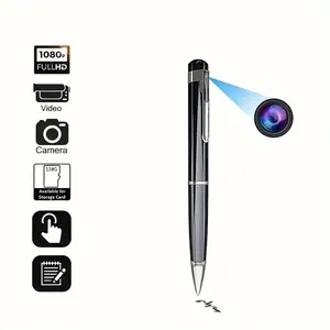 HD Portable Smart Pen Camera, Supports HD Video Recording, Built-In 32GB TF Card to Save Videos. One-Button Power On, Loop Recording, Rechargeable Battery, Compact And Portable, for Recording Meetings, Lectures And Classroom Notes