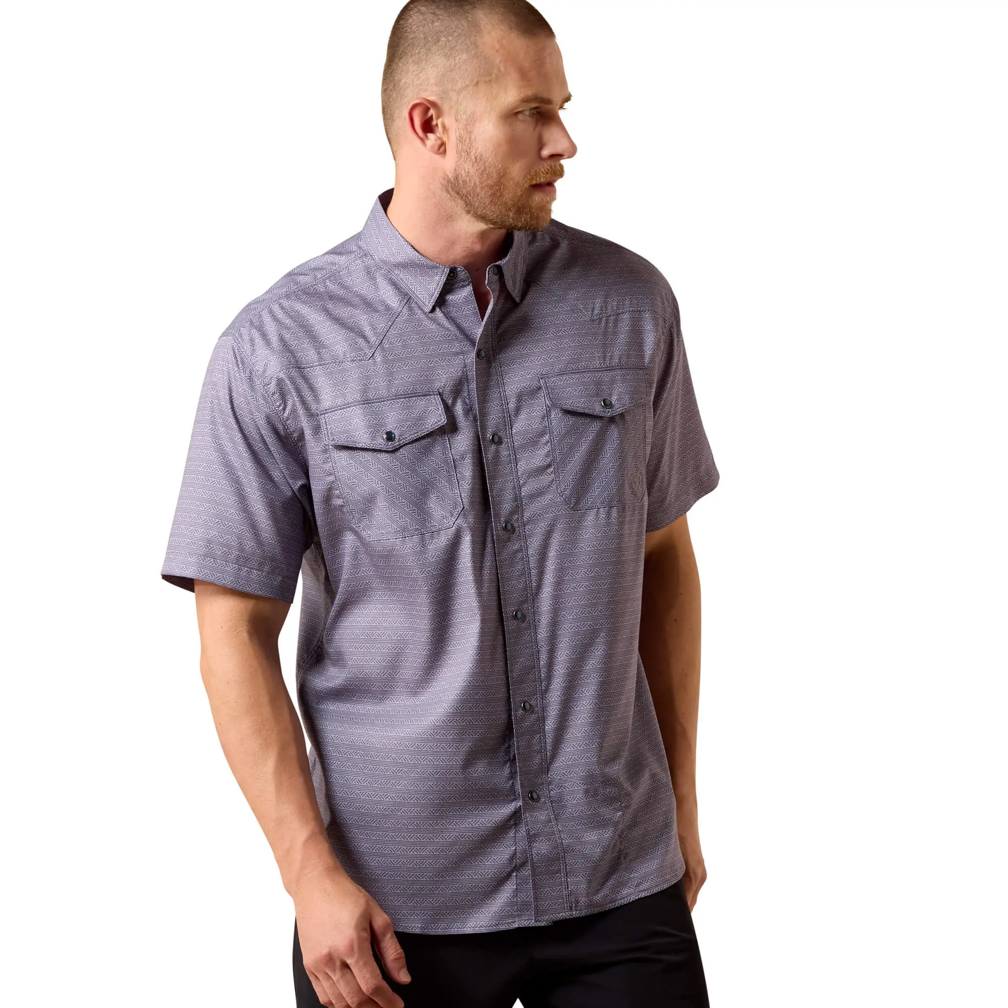 Men's Printed Western VentTEK Classic Fit Snap Shirt