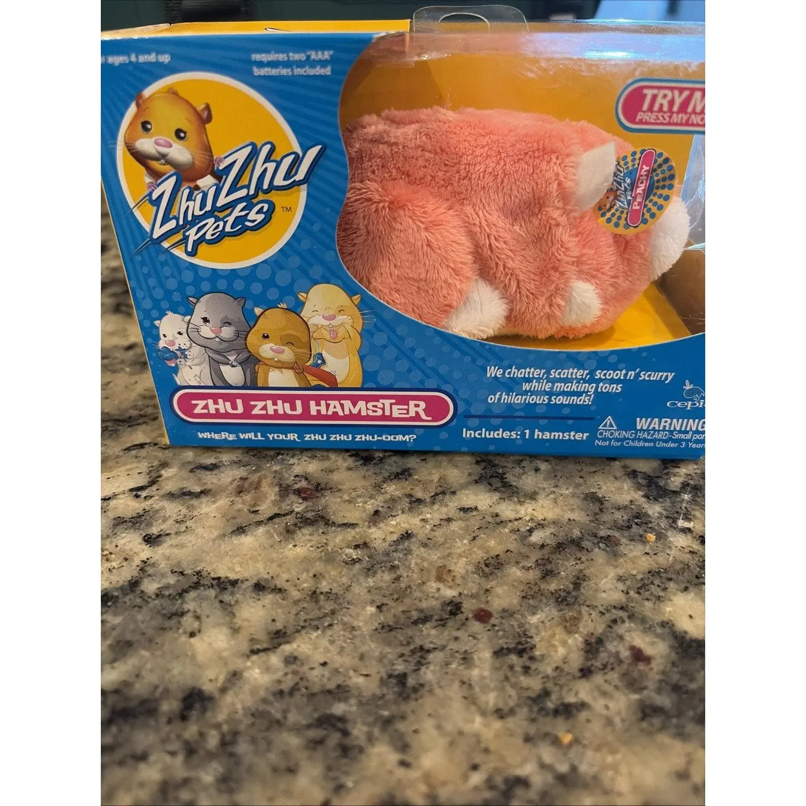 Zhu Zhu Pets Series 4 Pink Peachy Hamster Toy