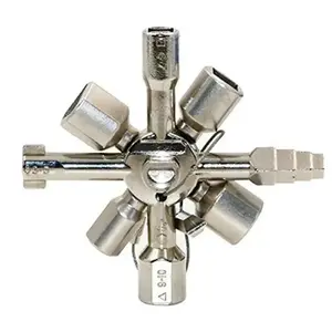 10-in-1 Multifunction Triangle Key Wrench, Elevator Door Valve Cross Heavy Duty Wrench, Adjustable Multifunctional Wrench Set, Manual Tool Set for Elevator, Electric Box & More, Hex Combination Wrench, Hex Wrenches, Hex Keys