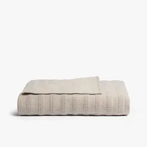 Desert Stripe Bed Blanket Queen/King Natural - Parachute