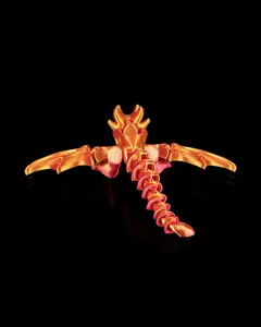 Press the Wyvern - Colorful Dragon Figurines for Fantasy Collectors