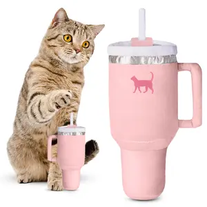 Kitty Cup Tumbler Catnip Cat Toy- Cute Cat Christmas Gift & Stocking Stuffer, Fun & Engaging Catnip and Crinkle