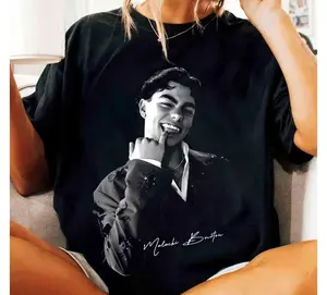 Malachi Barton Portrait T-shirt, Descendants Zombies Tour Shirt, Worlds Collide Tour, Descendants Zombies Music Concert Tee