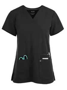 koi Next Gen Hustle and Heart Women's 3-Pocket STRETCH V-Neck Scrub Top