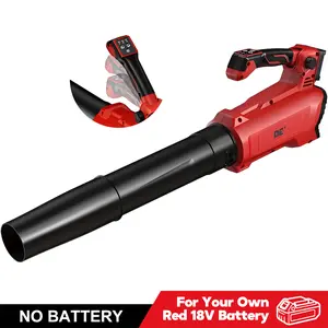 Cordless Leaf Blower, for Milwaukee 18V Battery, Lightweight & Portable Battery Powered Electric Blower Tools for Yard, Patio, Garden, Car Dust Cleaning, Snow Removal, Tool Only