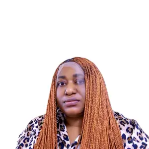 A 13x6 Frontal Small Size Knotless Braided Wig with Human Hair Baby Hairs for Natural Look