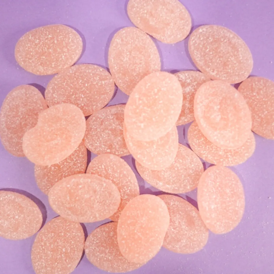 S-Marke Sour Watermelon Candy | Peachy-Orange Sweet & Tangy Chewy Candy - Sugar-Coated Fruity Candy Snacks - Gelatin-Free, Vegetarian & Halal-Friendly - Perfect for Snacking, Sharing & Gifting