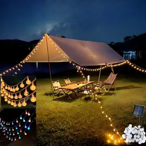 50/100 Led Solar Lights Outdoor, String LED Lights,Crystal Globe Lights with 8 Modes Waterproof Solar Fairy Light Patio LED Light for Garden Christmas Wedding Birthday Party Christmas Decoration
