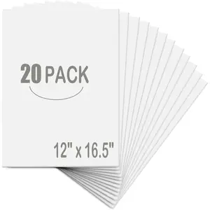 20 Pack White  Board 12" x 16.5", 3/16" Thickness  Core Baking Board for Projects, A3 Polystyrene Mat Board Poster  Board Sheets for Art Crafts, Presentation, Wedding, School Projects