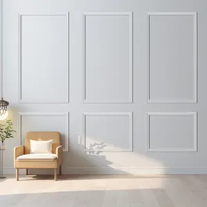 Art3d Pre-Cut Wall Molding Kit – DIY Wainscoting Panels for Interior Walls, Living Room & Bedroom Decor,3 ToP 3 Bottom