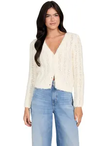 GUESS Female Eco Bea Open-Stitch Cardigan