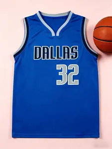 Men's Basketball Jersey Size 32 Embroidered Sporty Quick-Dry Loose Fit Outdoor Wear, Sportswear Top, Casual All-Seasons Athletic Clothing, Sport Top, Jersey Tops, Sports Style Jersey, Basketball Gear