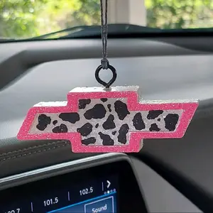 Chevy cow print car freshie.