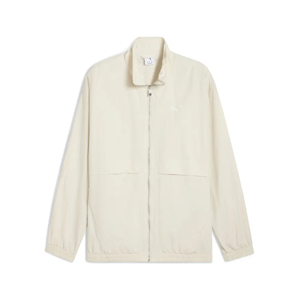 PUMA Mens Style Windbreaker Athletic Outerwear Casual - Off White