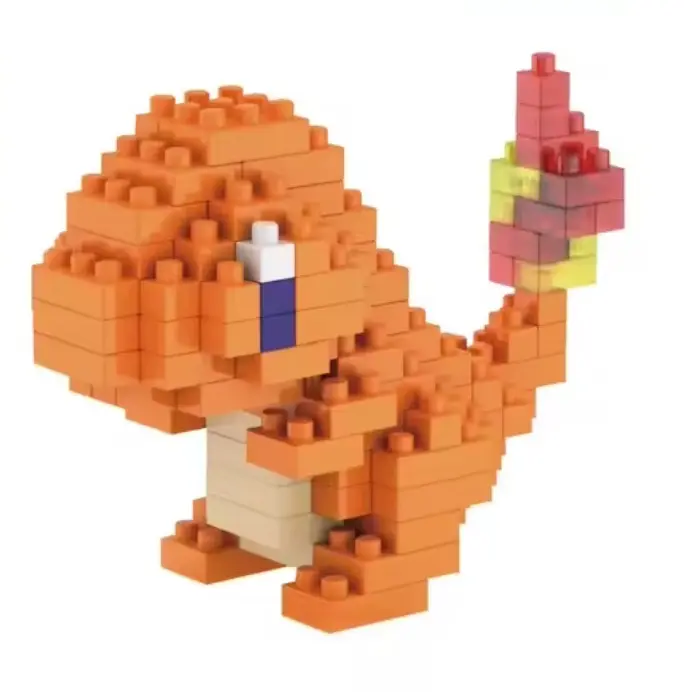 3 inch Charmander Nano Building Blocks Toy With Building Instructions
