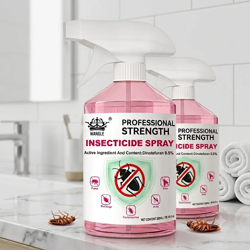 The third generation insecticide spray - it can kill over 40 types of household pests (cockroaches, ants, spiders,bedbugs).When used according to instructions, it is safe forbothpetsand humans, and can be used both indoorsandoutdoors