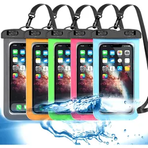 5 Pack Universal  Phone Pouch, Large Phone Dry Bag  Case for   16 15 14 13 12 11 Pro Max XS Max XR X 8 7 6 Plus SE,  S25 Ultra,Note,Up to 7.5"