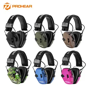 PROHEAR 066 Earmuffs, 4x Sound Pickup, Gel Ear Pads, Instant Noise Reduction & Clear Communication, Shooting/Hunting Hearing Protection Gear Ear Protectors