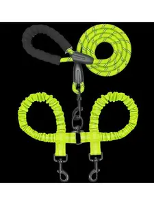 Dual Retractable Nylon Pet Leash