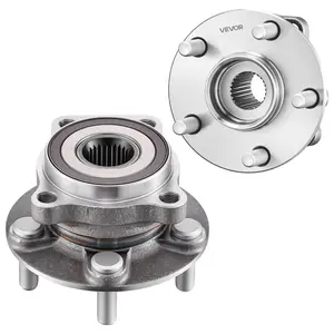 VEVOR 2PCS Front Wheel Bearing & Hub Assembly Fit for 2014 Subaru Forester 2.5i Convenience Limited Premium Sport Utility Impreza WRX Hatchback 4-Door 2.5L OEM 513303, Wheel Bearing Hub Assembly Set, Steel, 2-Pieces