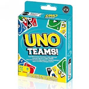 UNO Teams Card Game Fun Family Party Game for 2-10 Players Team Based UNO Fun