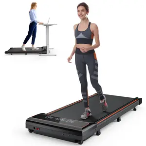 Under Desk Walking Pad Treadmill, Portable Slim Treadmill with Remote Control & LED Display, Quiet Motor, Adjustable Speed for Home & Office Use