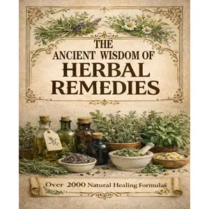 Herbal Remedies Book (English Edition, Paperback, A4 size) - A comprehensive guide to herbal remedies, traditional herbal wisdom, and ancient herbal therapies. Features over 2000 natural healing formulas, an encyclopedia of medicinal plants, and a valuabl