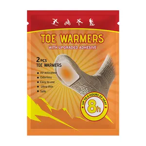 Toe & Insole Feet Warmers - Disposable, Air Activated, Long Lasting Hot Warmers