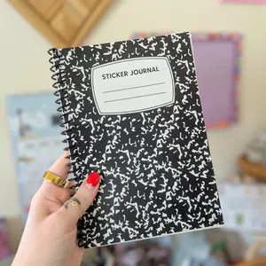 composition journal sticker book
