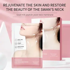10-Piece Peptide Neck Mask with Niacinamide, Moisturizing Hydrating Firming Neck Care, Unscented Gentle Daily Beauty Mask, Suitable for All Skin Types