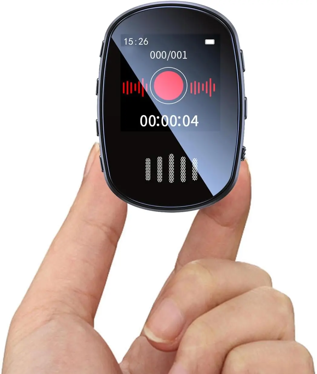 128GB Digital Voice Recorder, Portable Mini Noise Reduction Device with Power-on Password, Voice Activation, Playback, Timed Recording for Conferences, Lectures