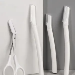 Safety Microblading Eyebrow Razor Set, Stainless Steel Blades, Precision Grooming Tool for Makeup Artists & Beginners