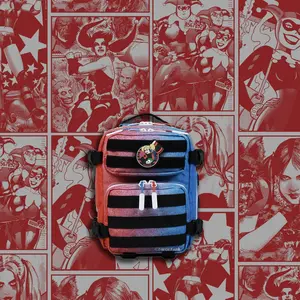 9L Backpack Mini Harley Quinn - Compact Design, Ideal for Everyday Use, Lightweight and Durable Material