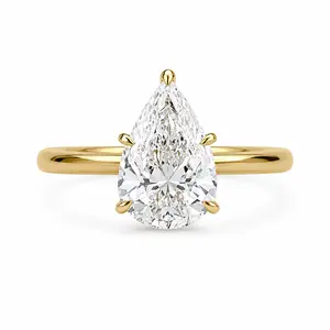 The Pear Solitaire — Diamond Ring